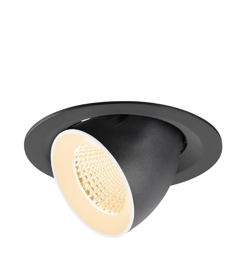 Inbouwspot Numinos Gimble M zwart/wit 2700K - 40gr