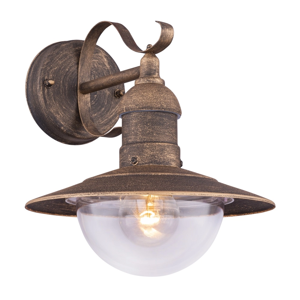 Desing wandlamp Linda bruin