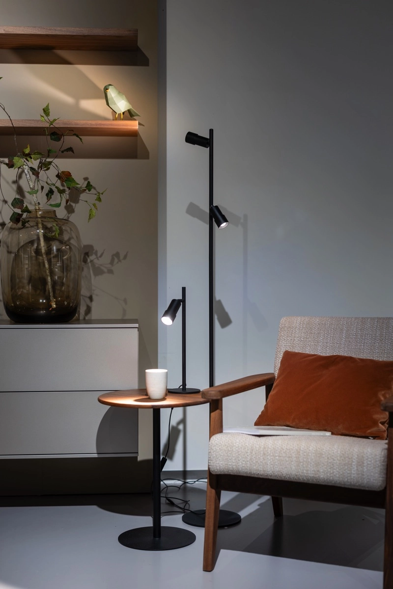 Enkele led leeslamp Liam zwart ETH 8720195310655