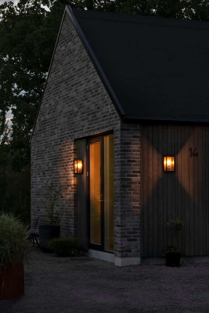 Buitenlamp Carpi zwart met goud KonstSmide 7318303477584