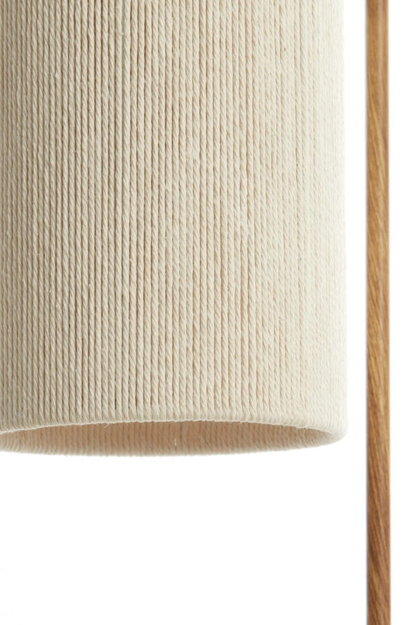 Japandi tafellamp Donio lichte hout print Light & Living 8717807710088
