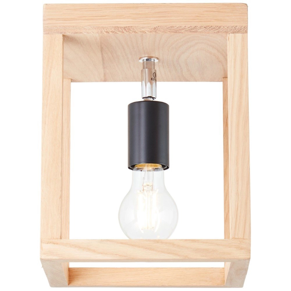 Houten plafondlamp Nerea vitrine hout