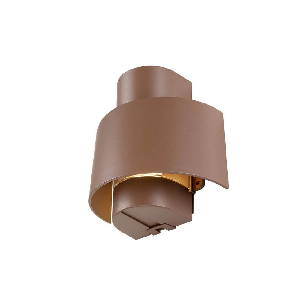 Design wandlamp Photoni Cyl roestbruin Design wandlamp Photoni Cyl roestbruin