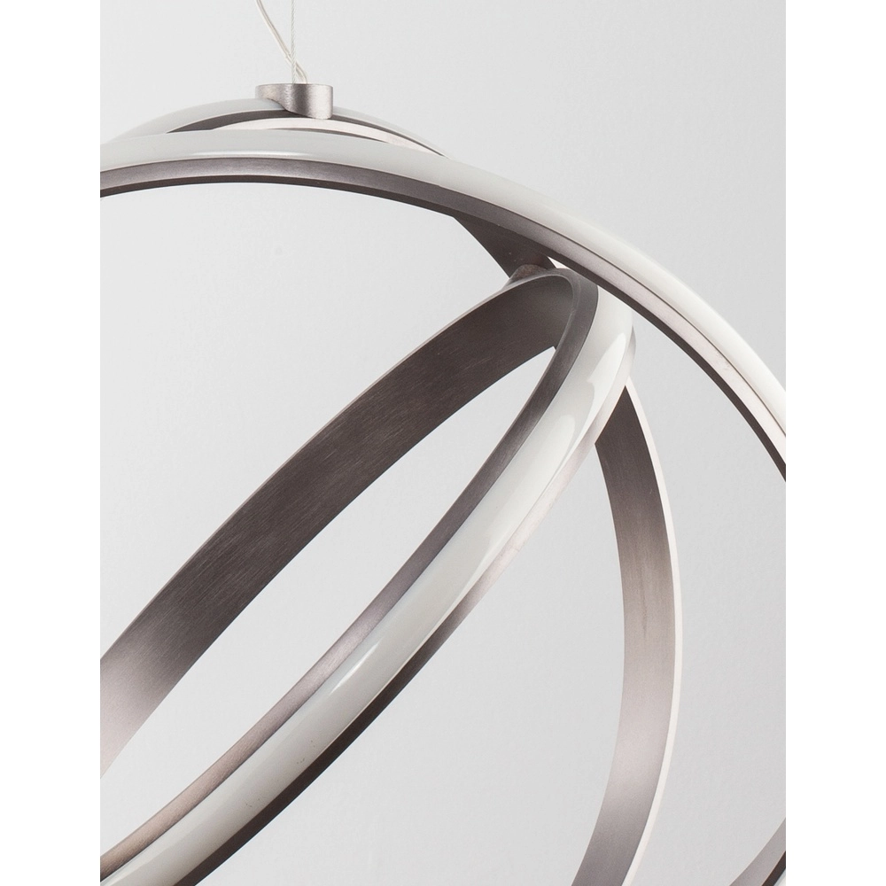 Hanglamp Pertone S Ø 50cm zwart met paarse gloed Lyora 5212017419699