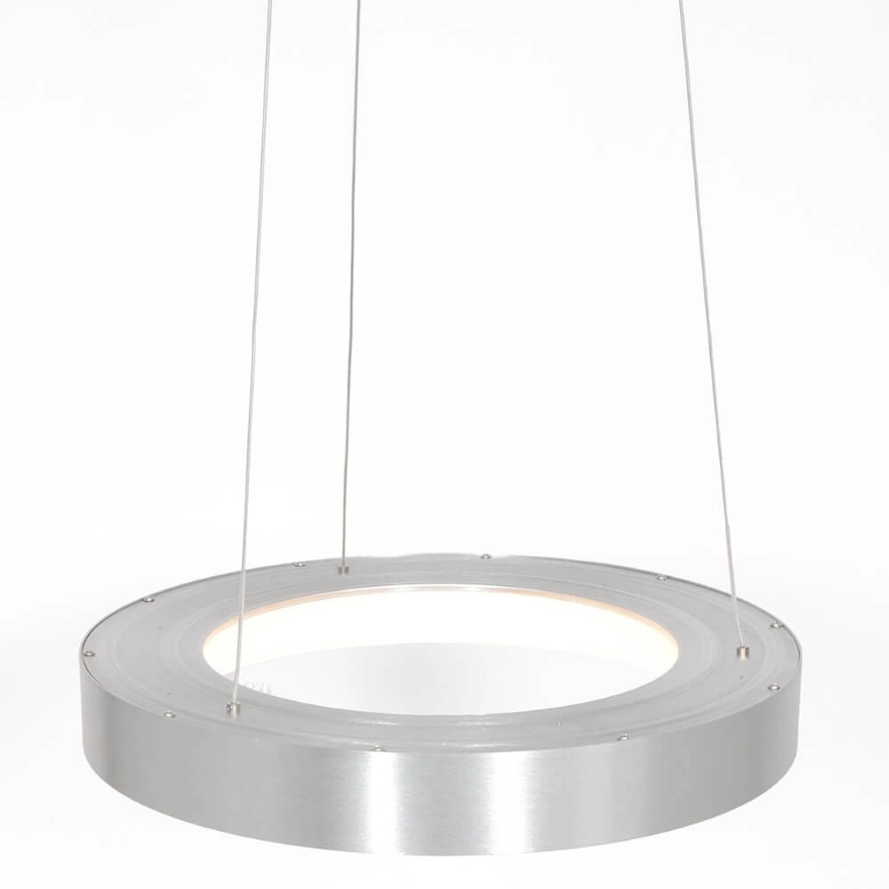 Led hanglamp Ringlede Ø 48cm metaalgrijs Steinhauer 8712746135213
