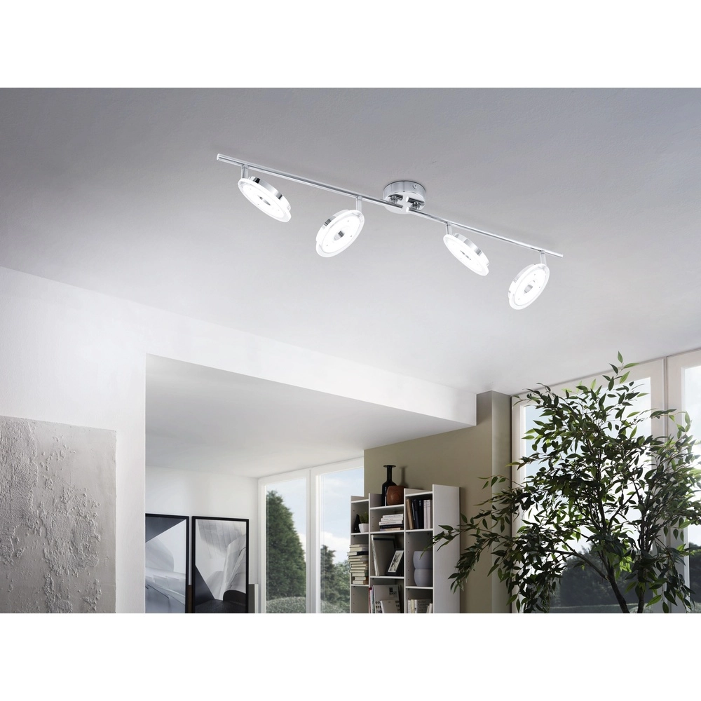 Plafondlamp Dornes chroom Eglo 4251007114283