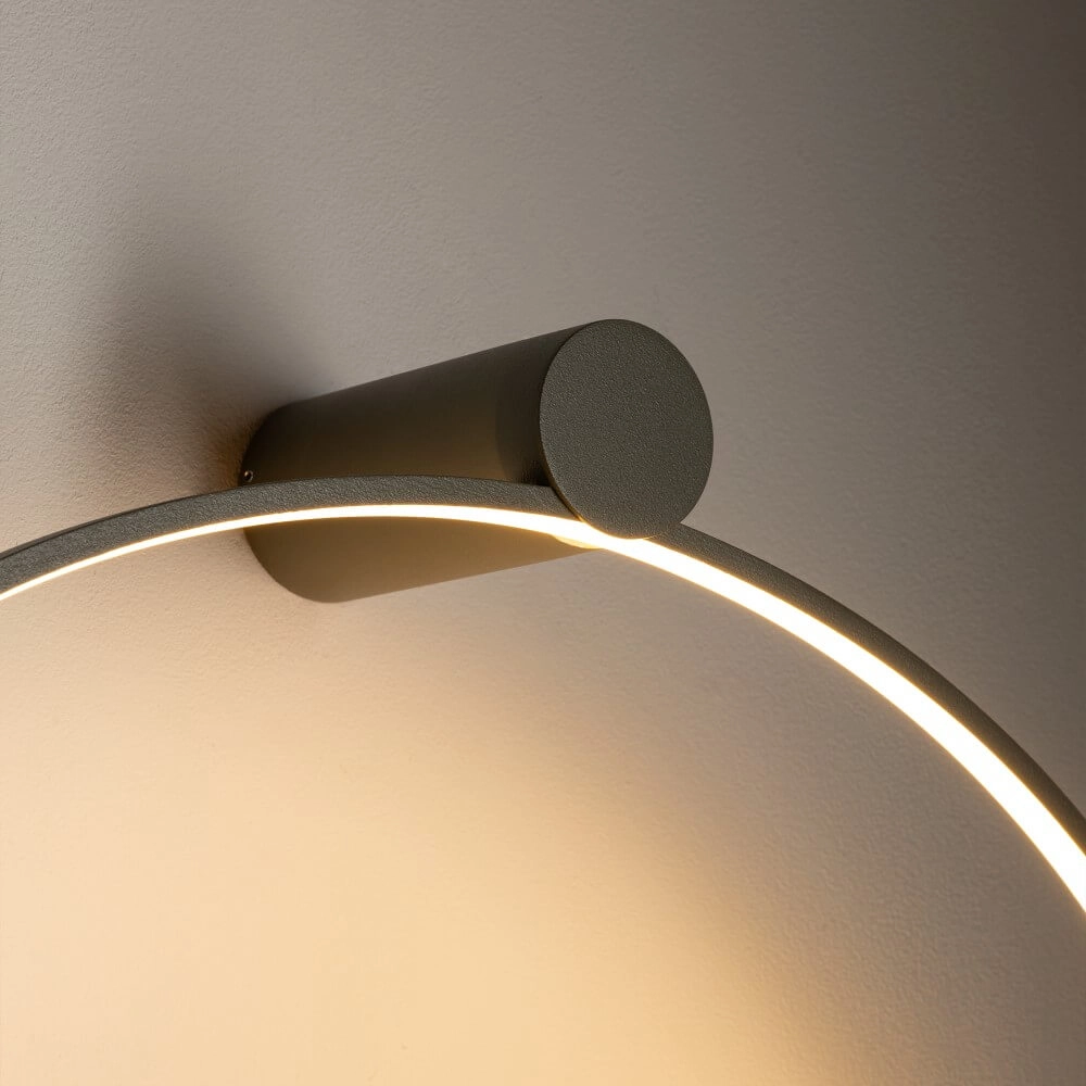 Design wandlamp Circolo M LED olijfgroen Lyora 5903139114028