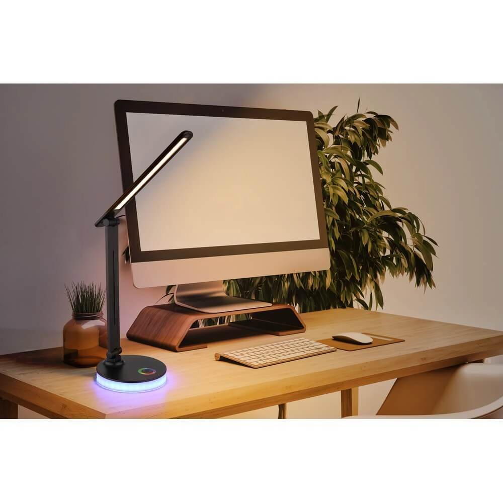 Bureaulamp Geraldo zwart Globo 9007371458653