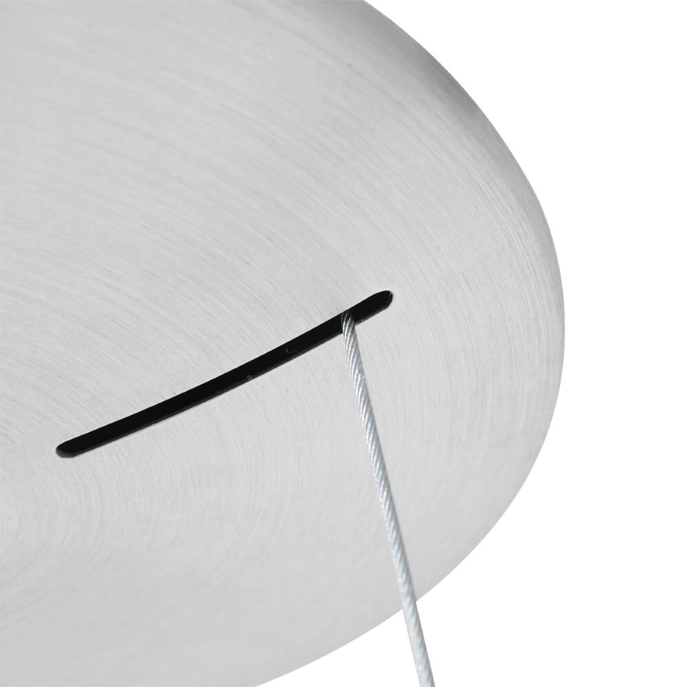 Led hanglamp Ringlede Ø 48cm metaalgrijs Steinhauer 8712746135213