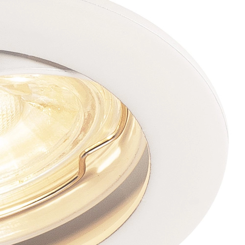 Richtbare inbouwspot Pika GU10 8,3cm rond wit SLV 4024163190107
