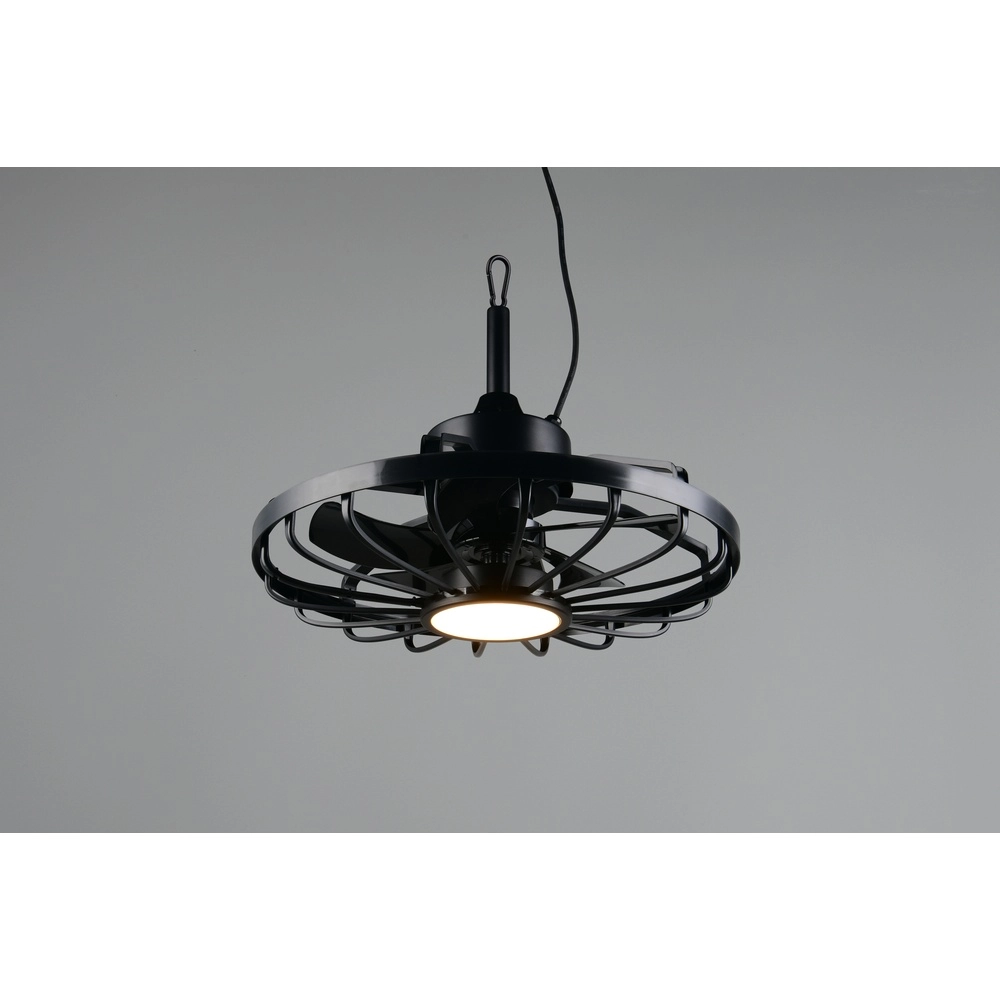 Zwarte ventilator Oslo Ø 51cm