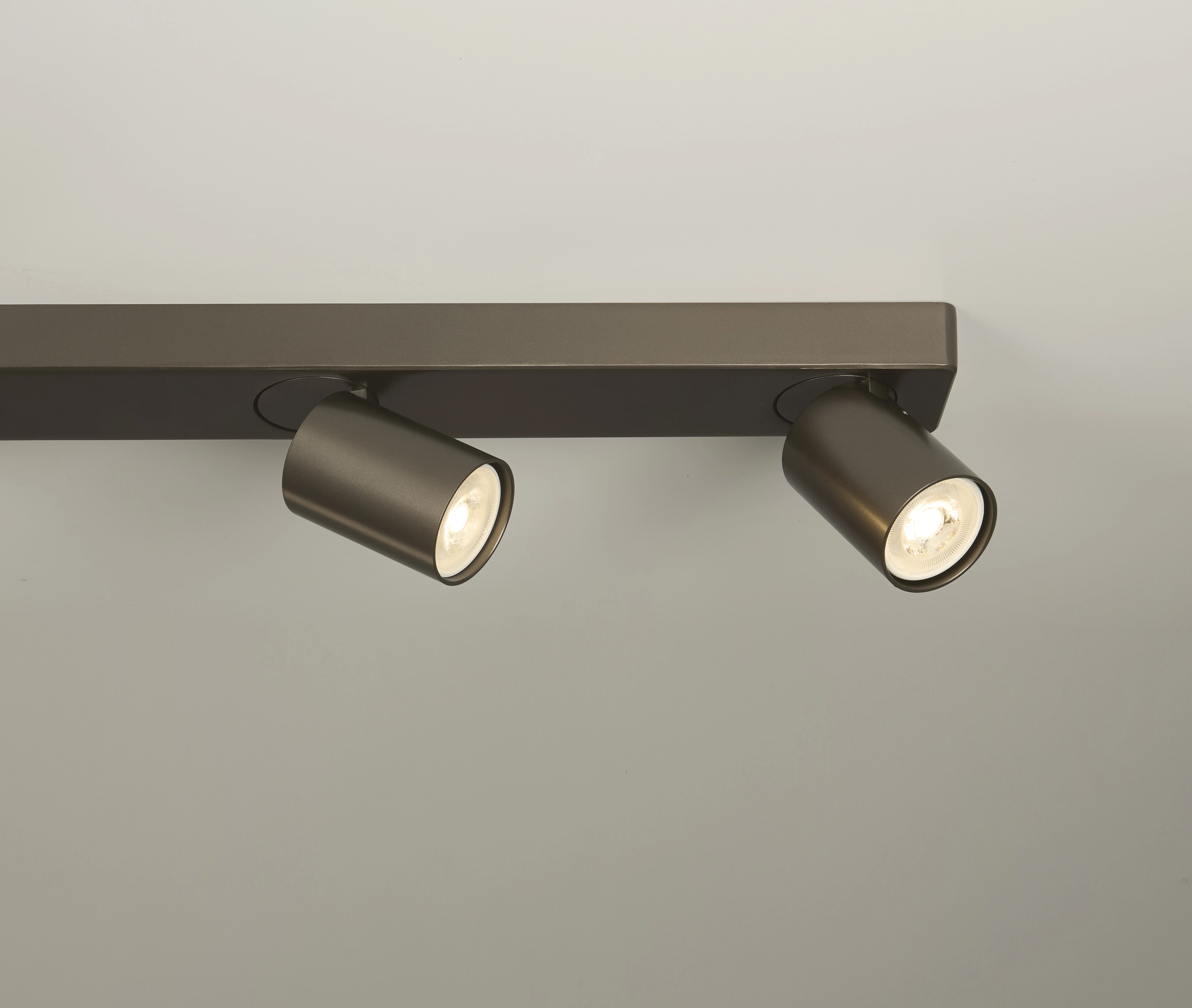 Plafondlamp Moon 4 rechthoekig brons Lyora 5053423311869