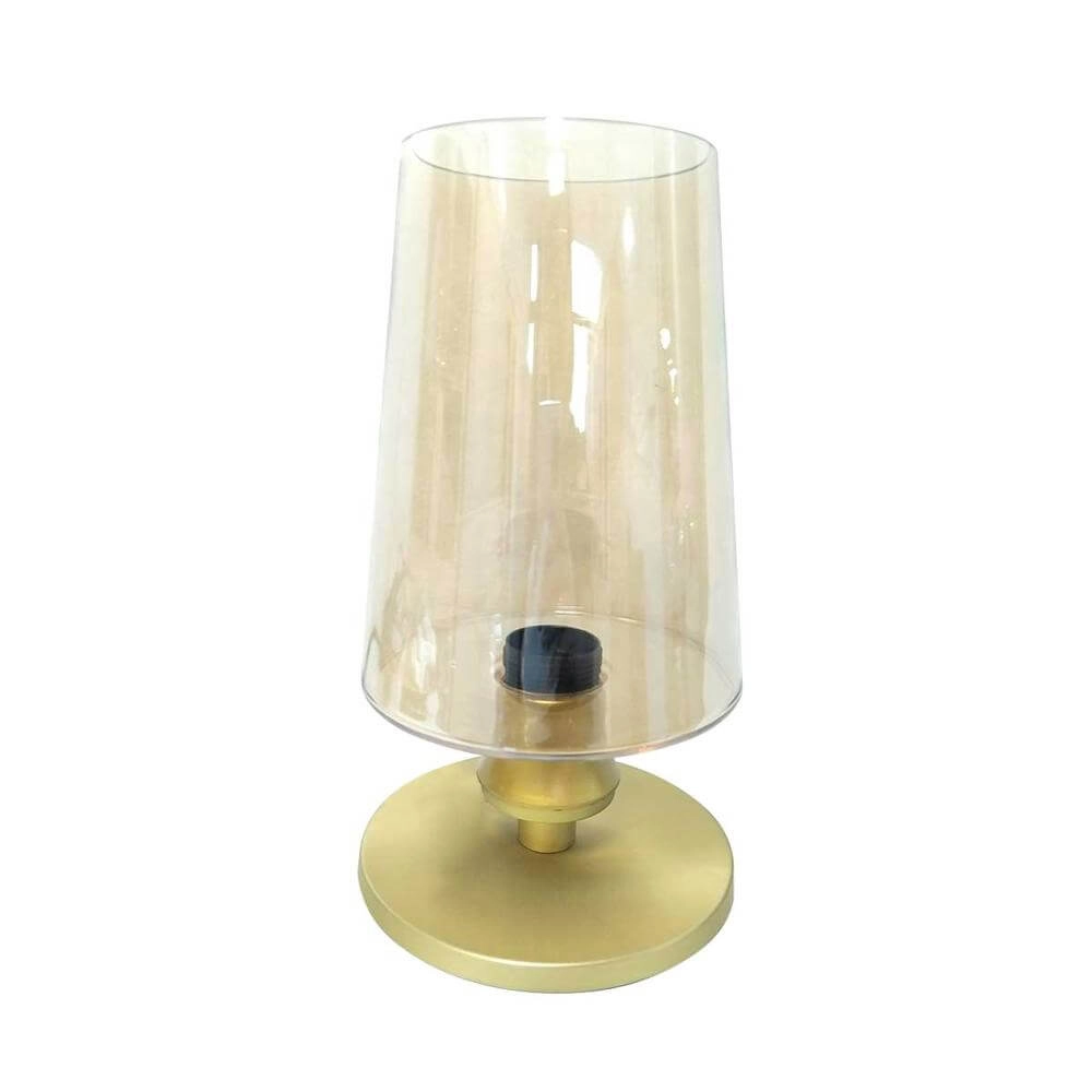 Strakke tafellamp Ancilla rond goud Steinhauer 8712746171068