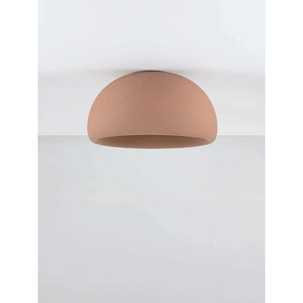 Moderne plafondlamp Davo terracotta Ø 50cm Lyora 5212017495716