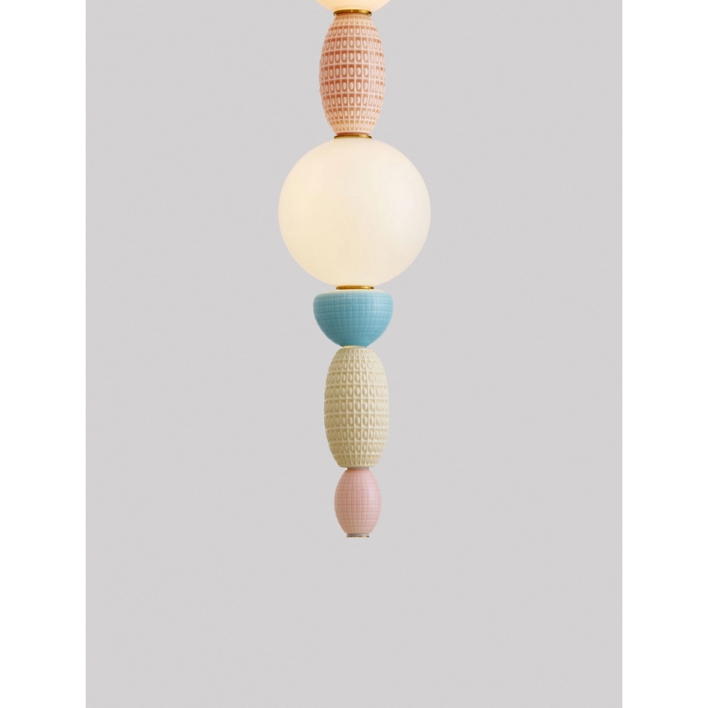 Hanglamp Obrie M gekleurd keramiek