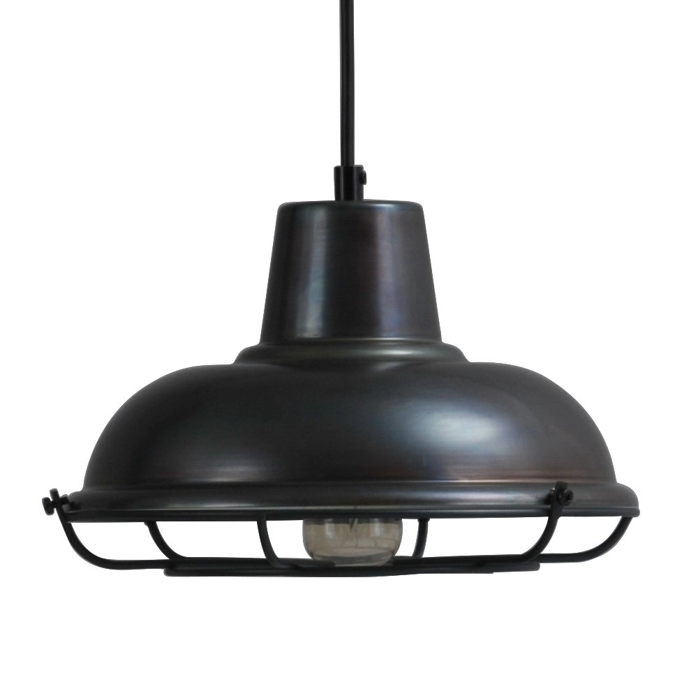 Industrie eettafellamp Industria 2x26 2-lichts rooster gunmetal Masterlight 8718121229713