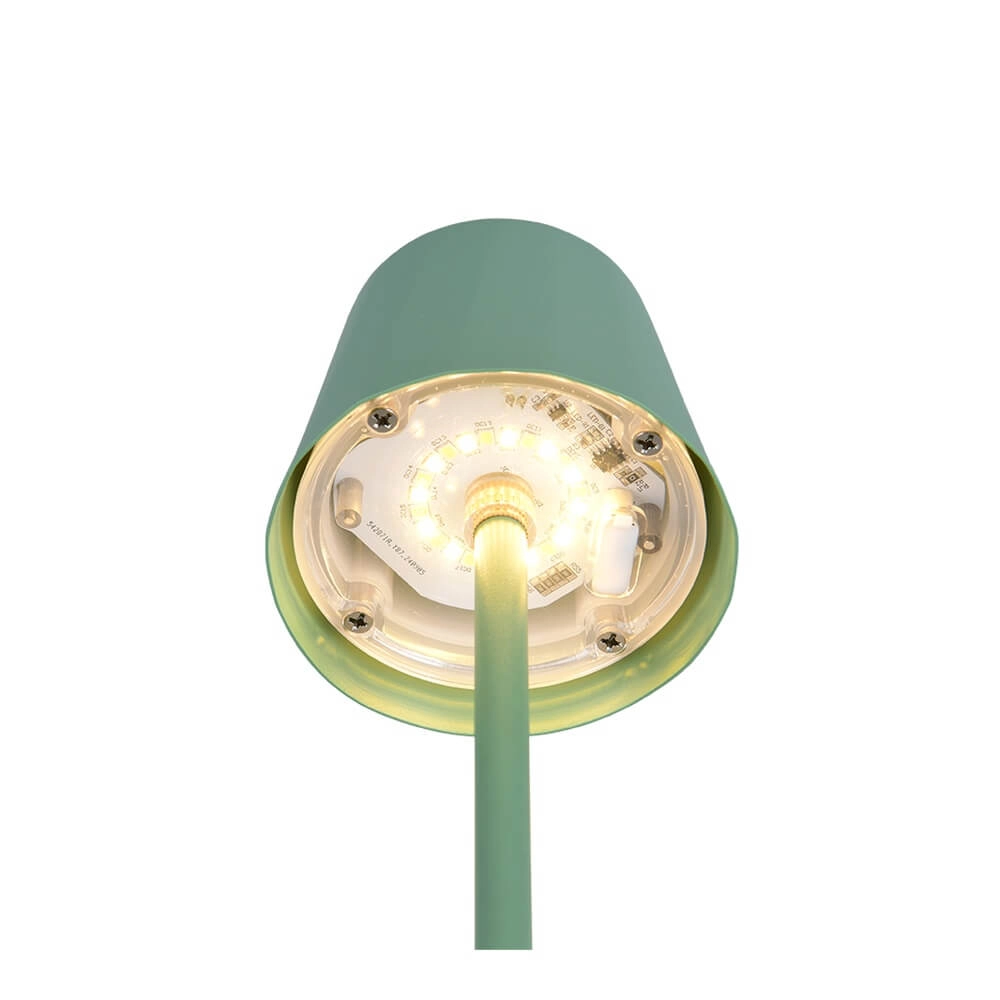 Oplaadbare tafellamp Diaz groen Trio 4017807644807