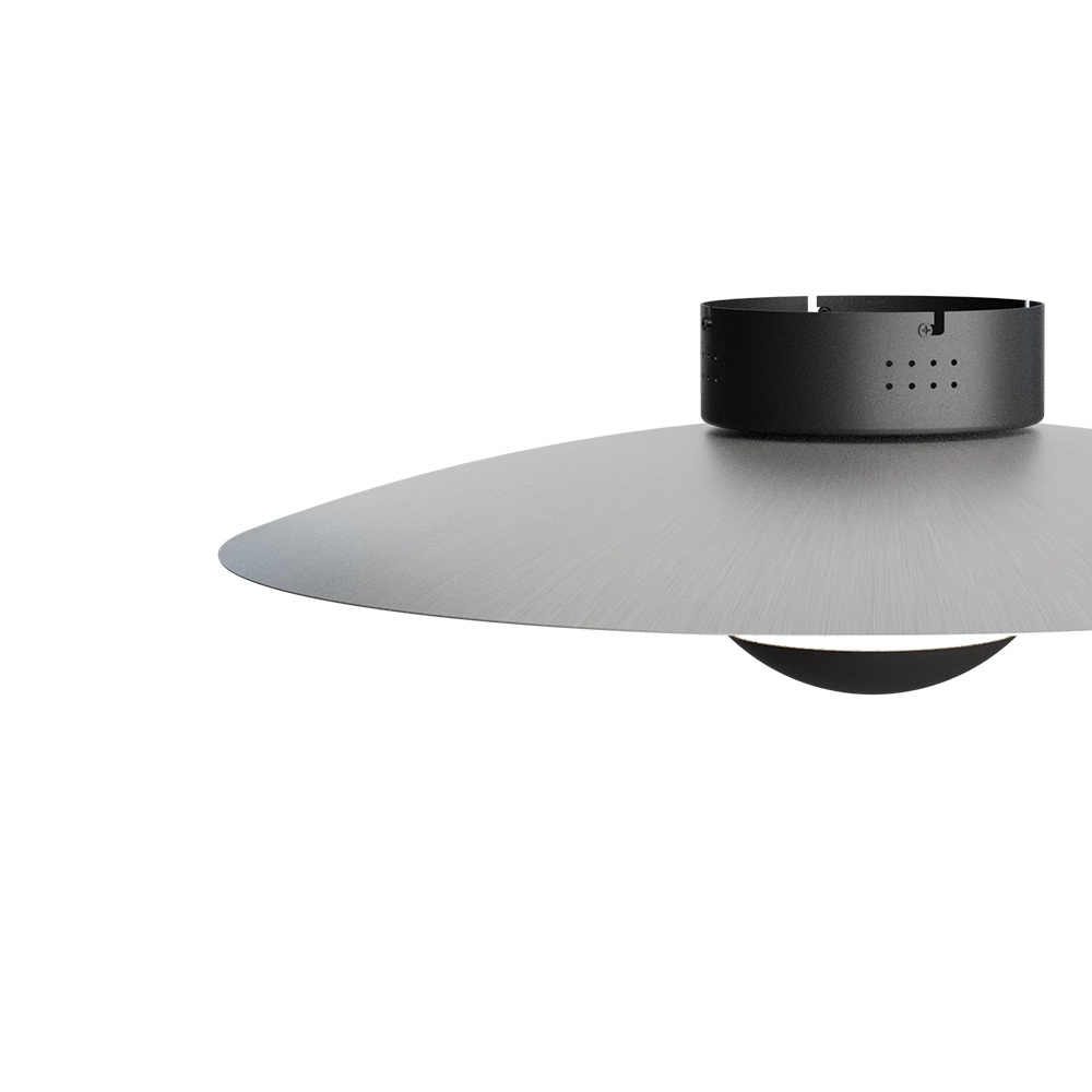 Plafondlamp Scala Ø 60cm zwart met nikkel Masterlight 8718121397443