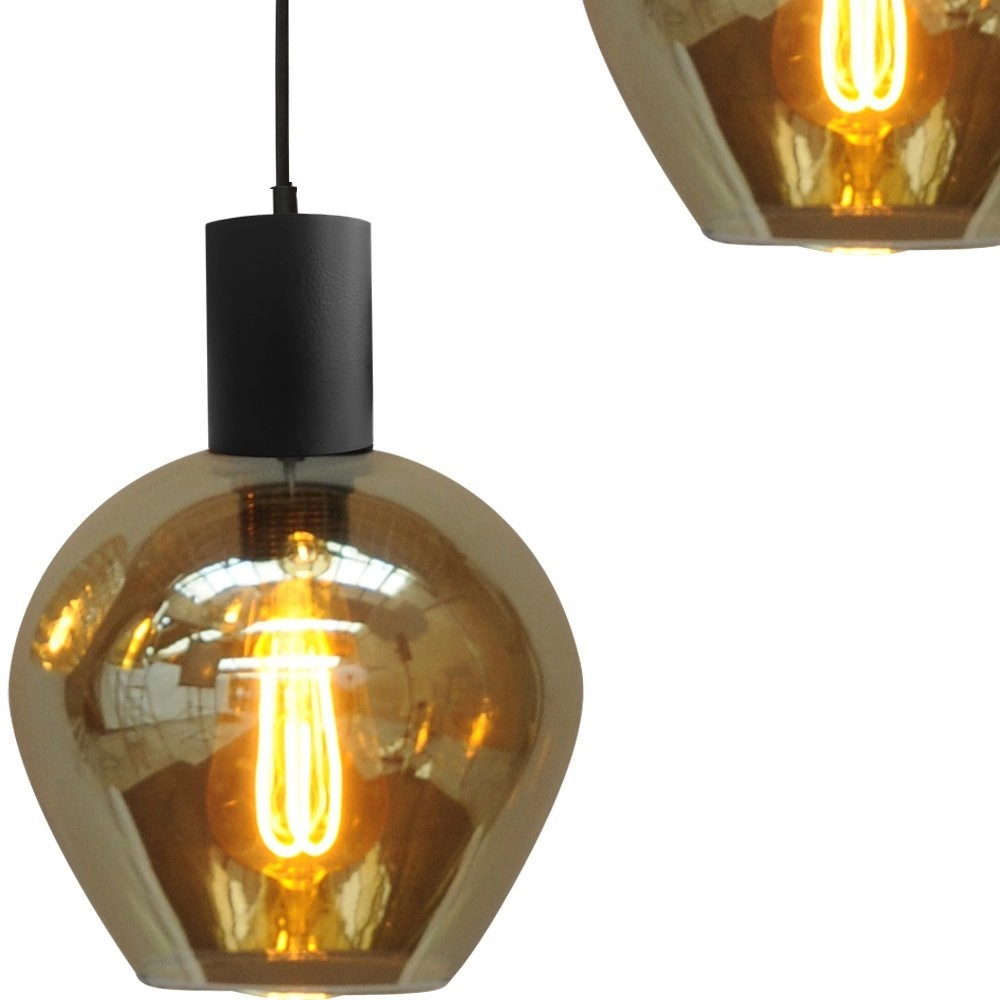 Hanglamp Bounty 3-lichts smoke glas Masterlight 8718121247830