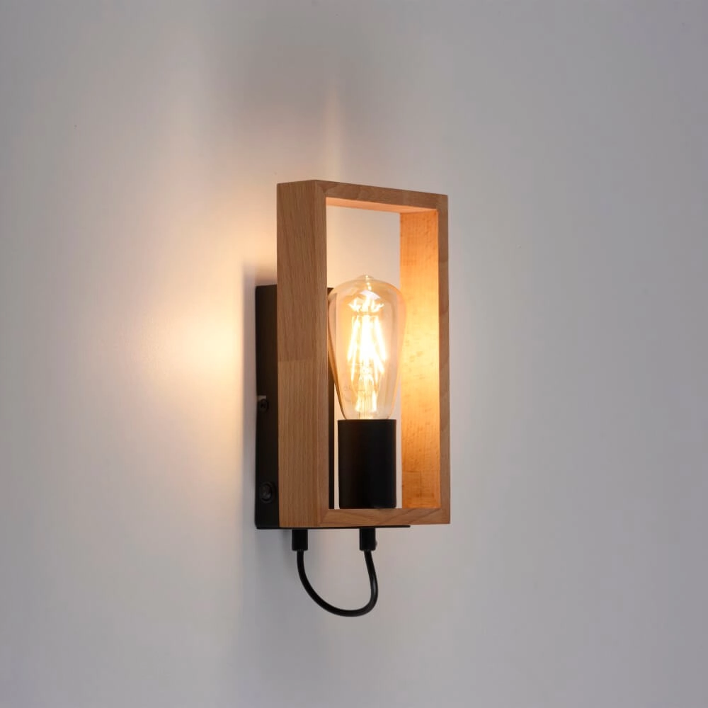 Landelijke wandlamp Franky 1-lichts Just Light 4043689966454