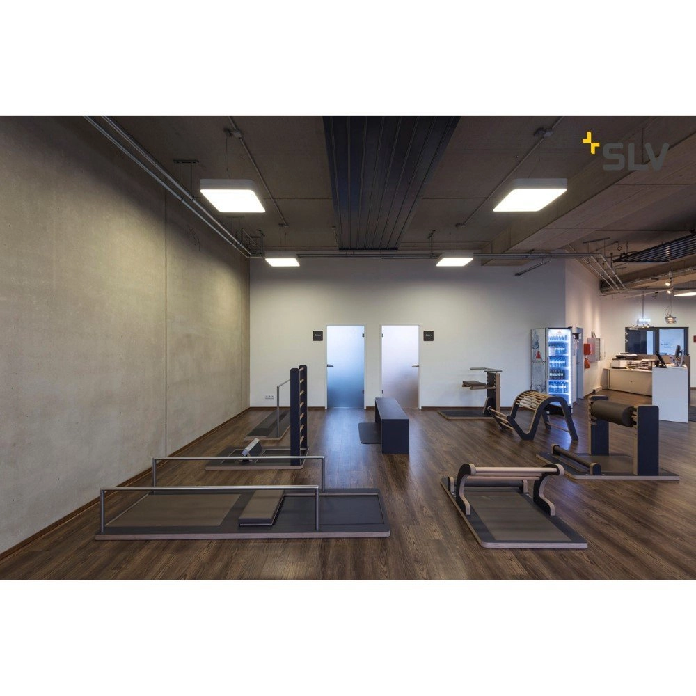 Vierkante hanglamp Medo Led 60cm wit SLV 4024163190183