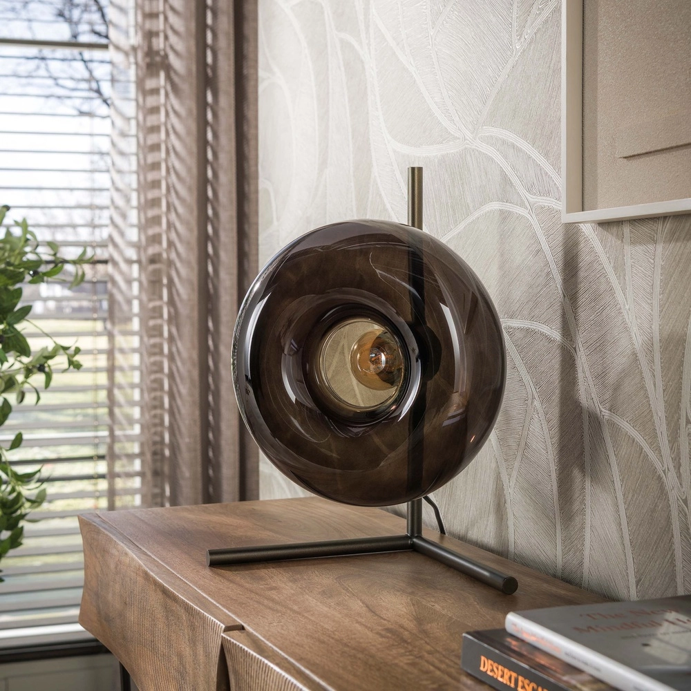 Moderne tafellamp Soll sienna bruin