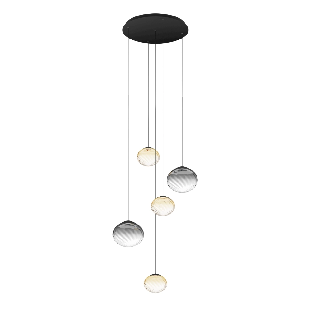Hanglamp Pantoja zwart Ø 68cm