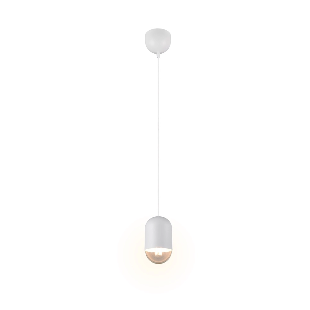 Unieke hanglamp Nara wit Ø 10,5cm Unieke hanglamp Nara wit Ø 10,5cm