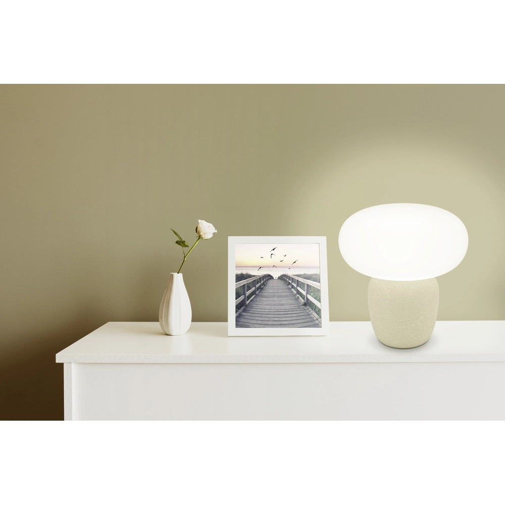 Beige schemerlamp Cahuama Ø 30cm - 1x E27 Eglo 9002759998240