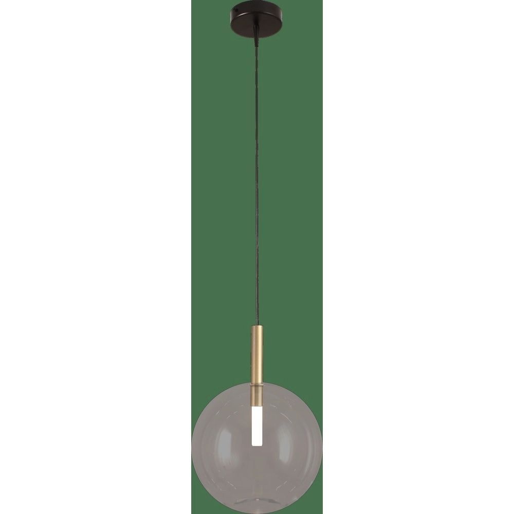 Hanglamp Ø 24cm Lido Ball goud met helder glas