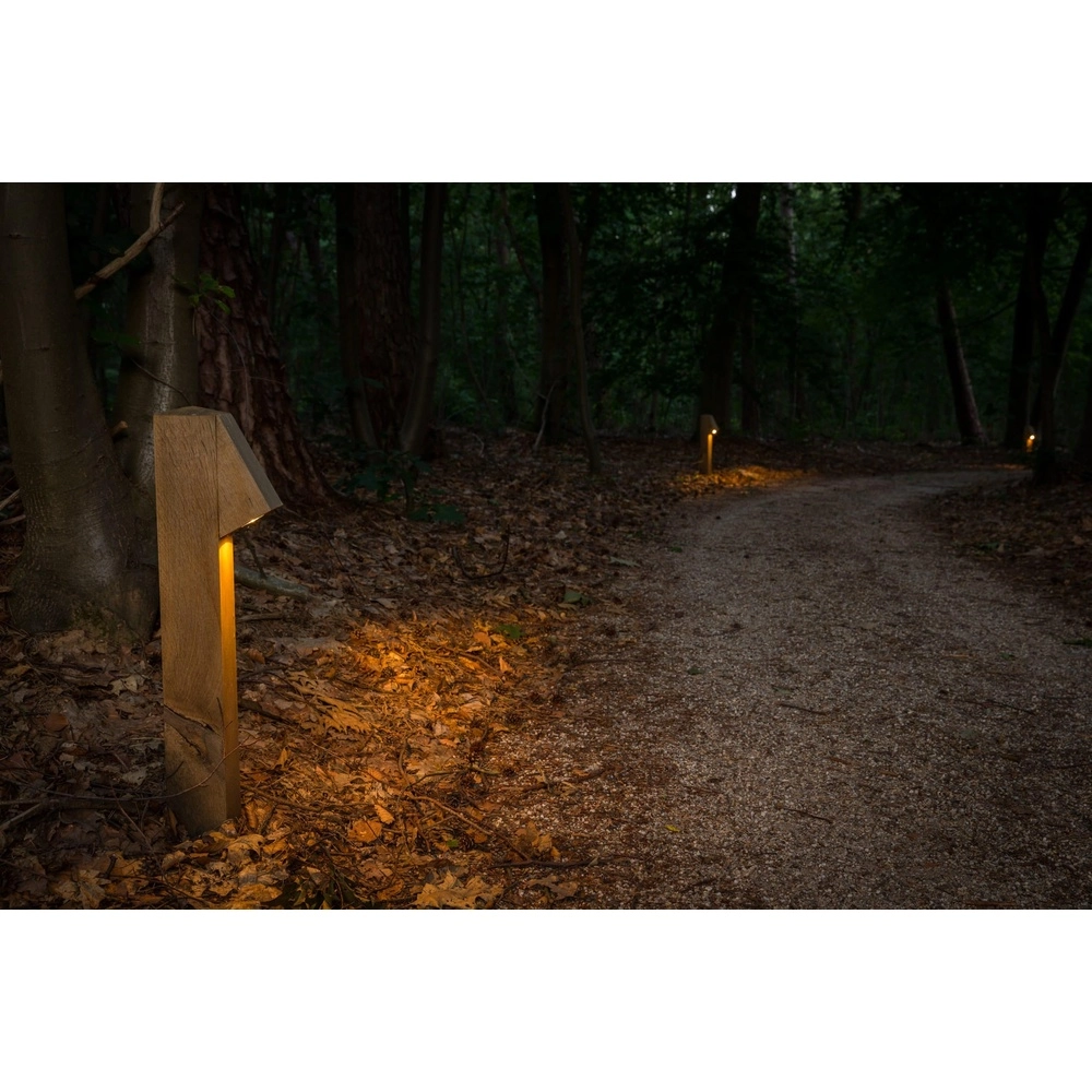 Houten padverlichting Peri 100 Eiken - 10x10x50 - 2700K Timberlab 8716803513969