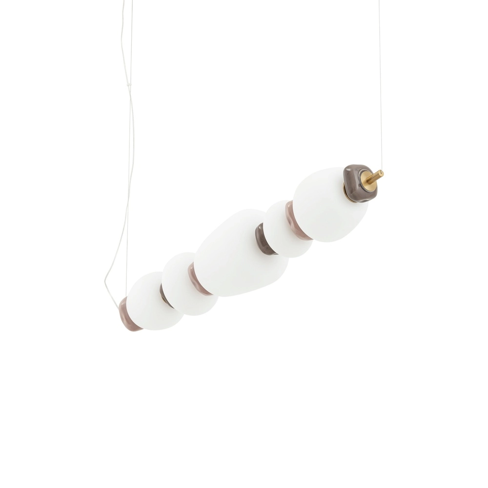 Hanglamp Ceramic Led keramiek en glas 96cm Lyora 5903139116992