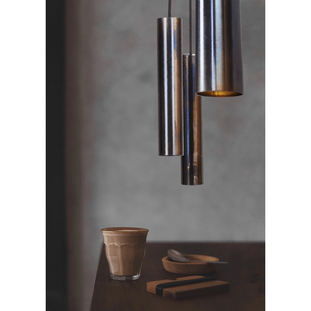 Eetkamer hanglamp Run 8 dappled oil pendels Masterlight 8718121206455