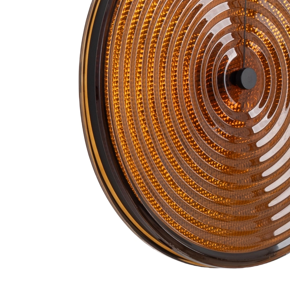 Design hanglamp Aura Led amber glas Lyora 5903139122337
