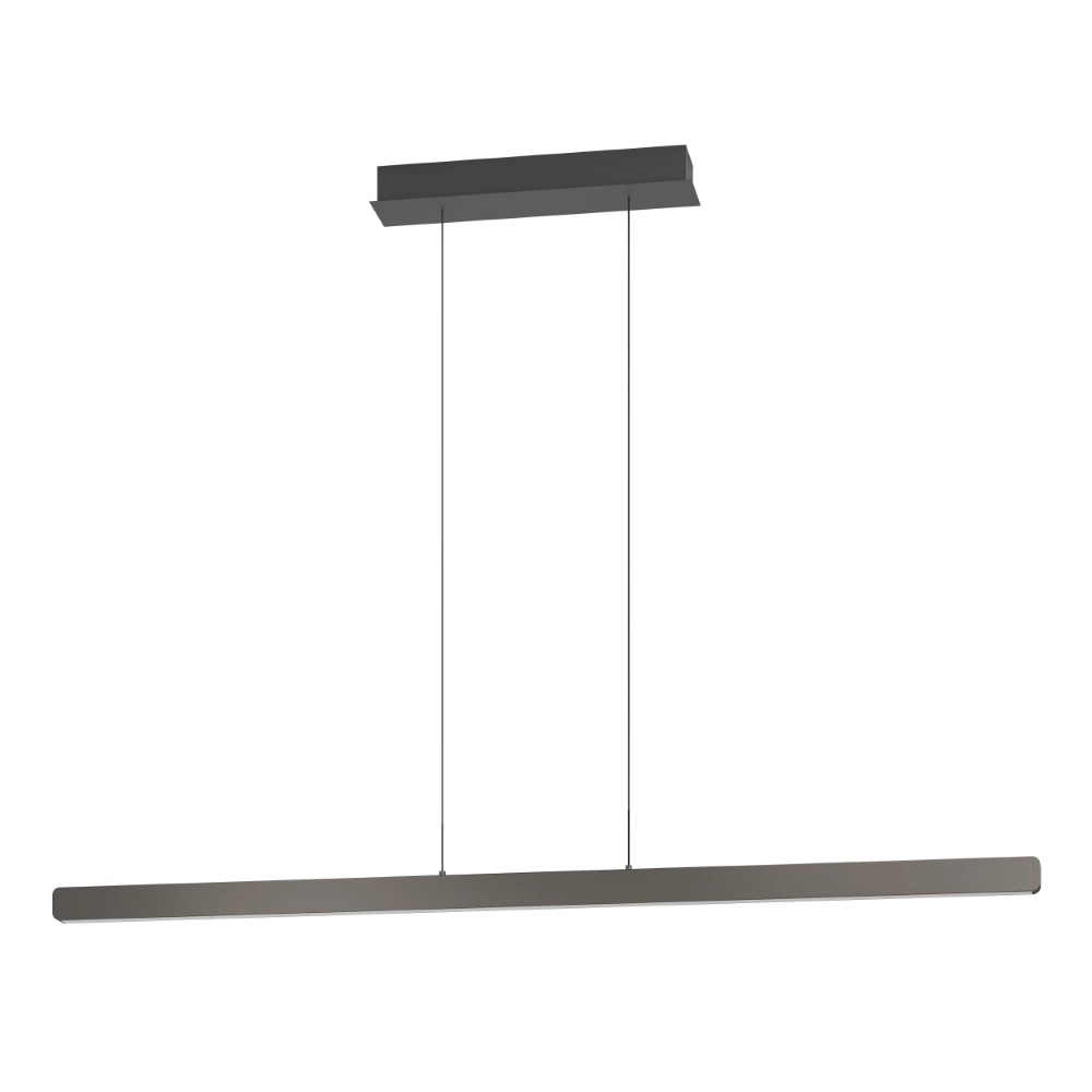 Strakke hanglamp Ciggiano zwart