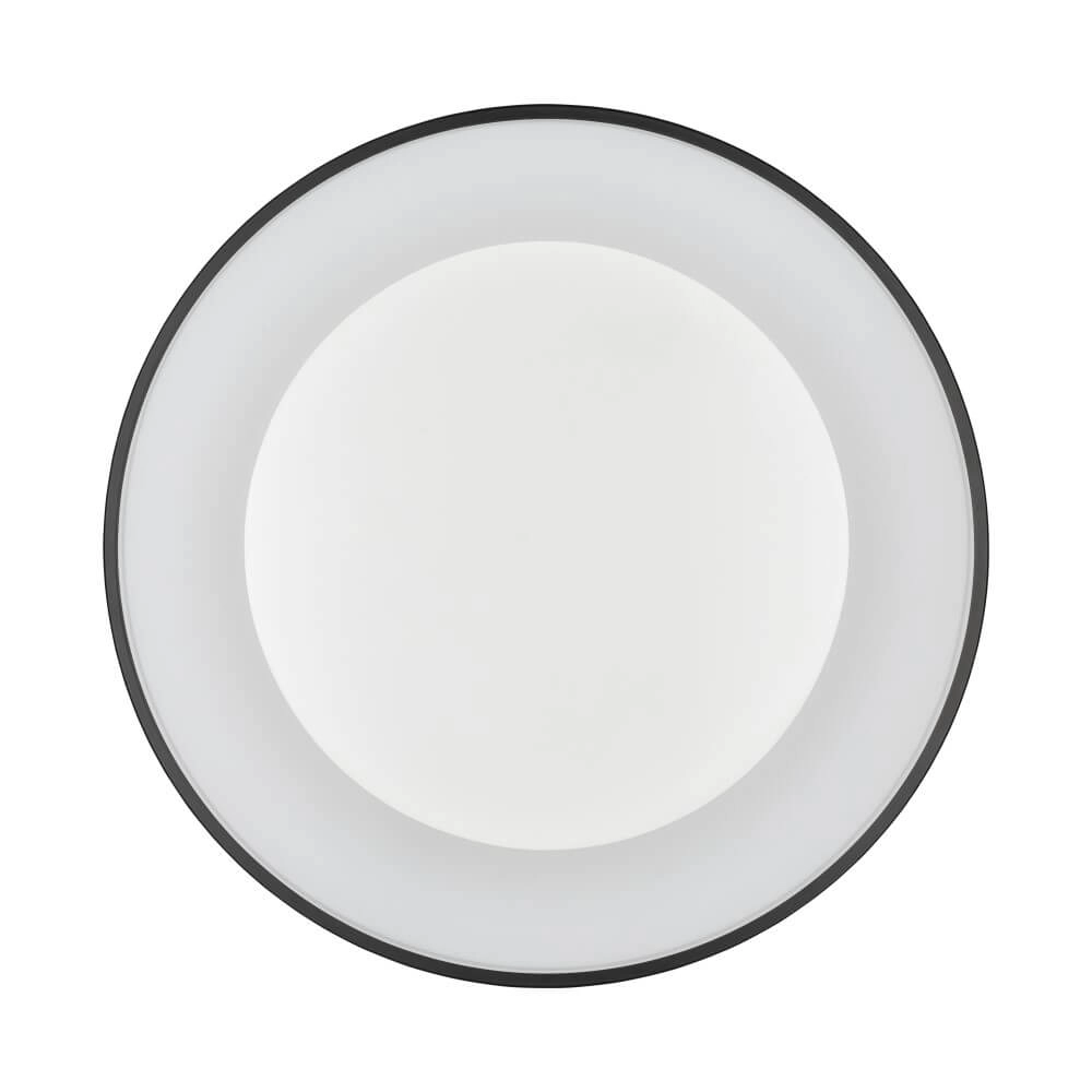 Ronde plafondlamp Nikki Round zwart Ø 60cm Lyora 5903139112086