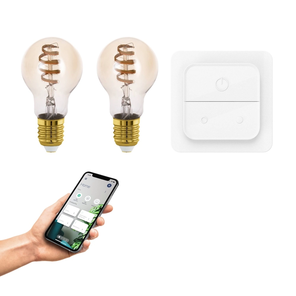 Set van 2 led Zigbee E27 4,9W - 360lm - 2700-6500K - A60