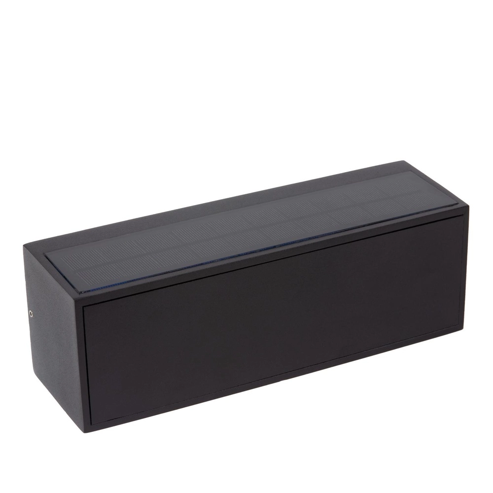 Strakke wandlamp Sutton zwart Lucide 5411212152084