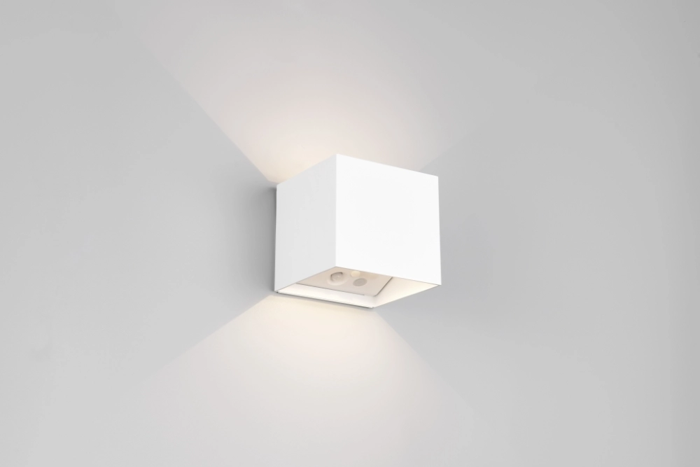 Wandlamp oplaadbaar Genie wit met sensor