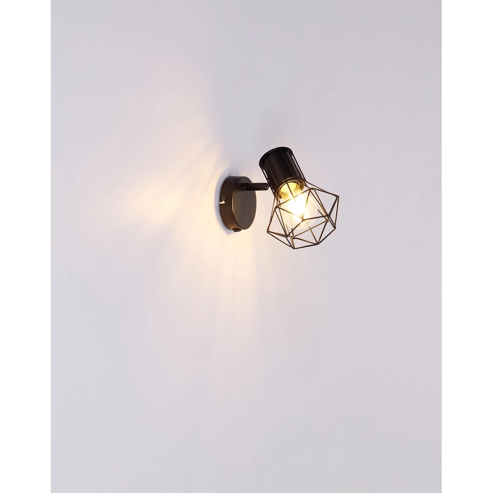 Wandlamp Priska zwart Globo 9007371412167