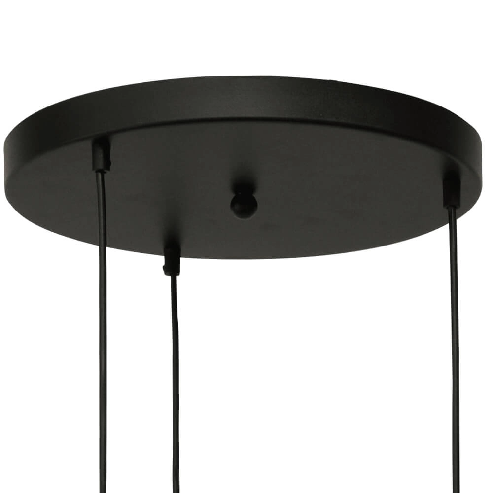 Vide hanglamp Bella 2 Messing goud met wit glas Masterlight 8718121340654