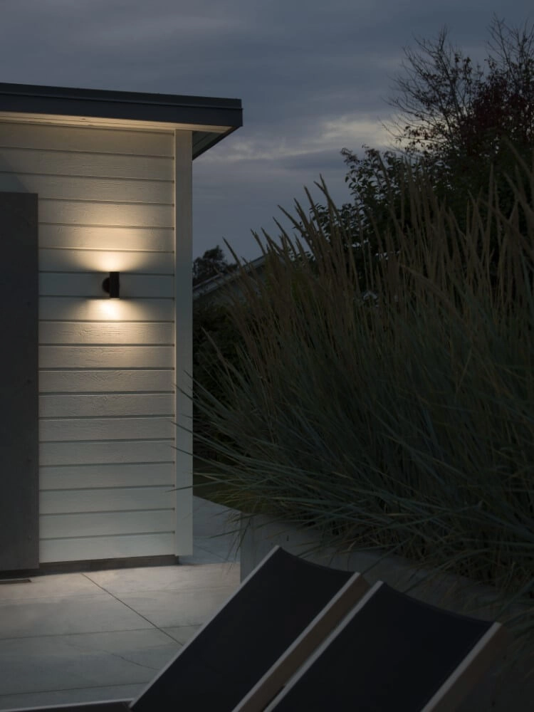 Wandspot Modena zwart 2-lichts KonstSmide 7318307535754