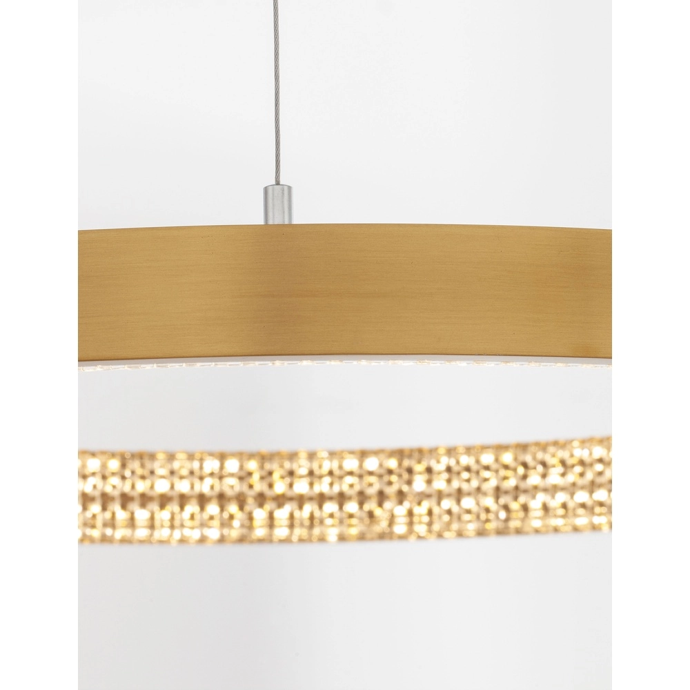 Hanglamp Preston goud Ø 40cm Lyora 5212017424068
