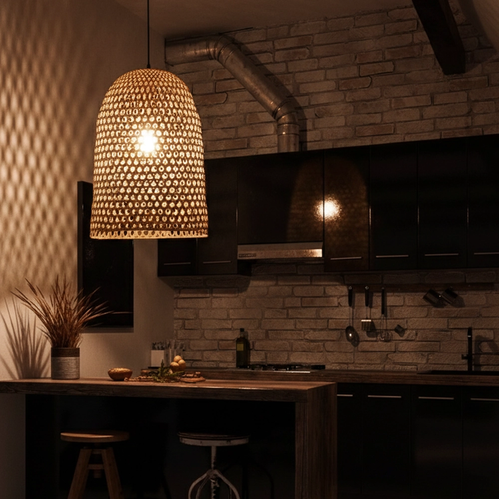 Hanglamp Aurora rotan Ø 40,5cm