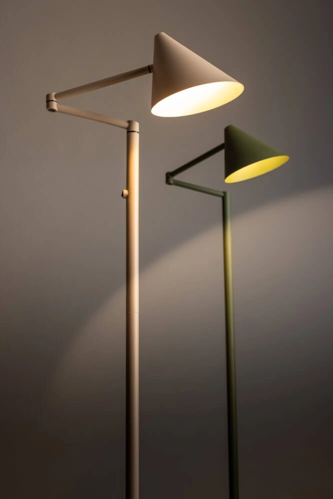 Vloerlamp Marvis zandkleurig design ETH 8720195307051