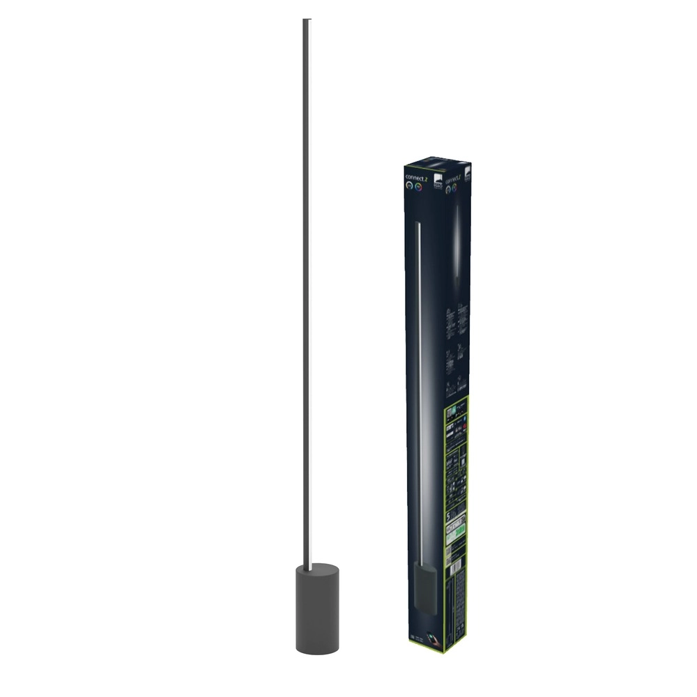 Smart vloerlamp Flatron-Z zwart Eglo 9008606390601