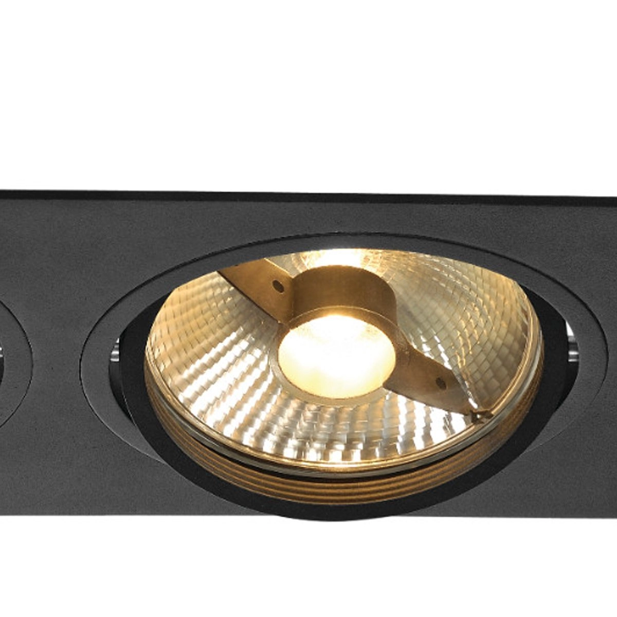 Inbouwspot New Tria ES111 2-lichts zwart met klemveren SLV 4024163150361