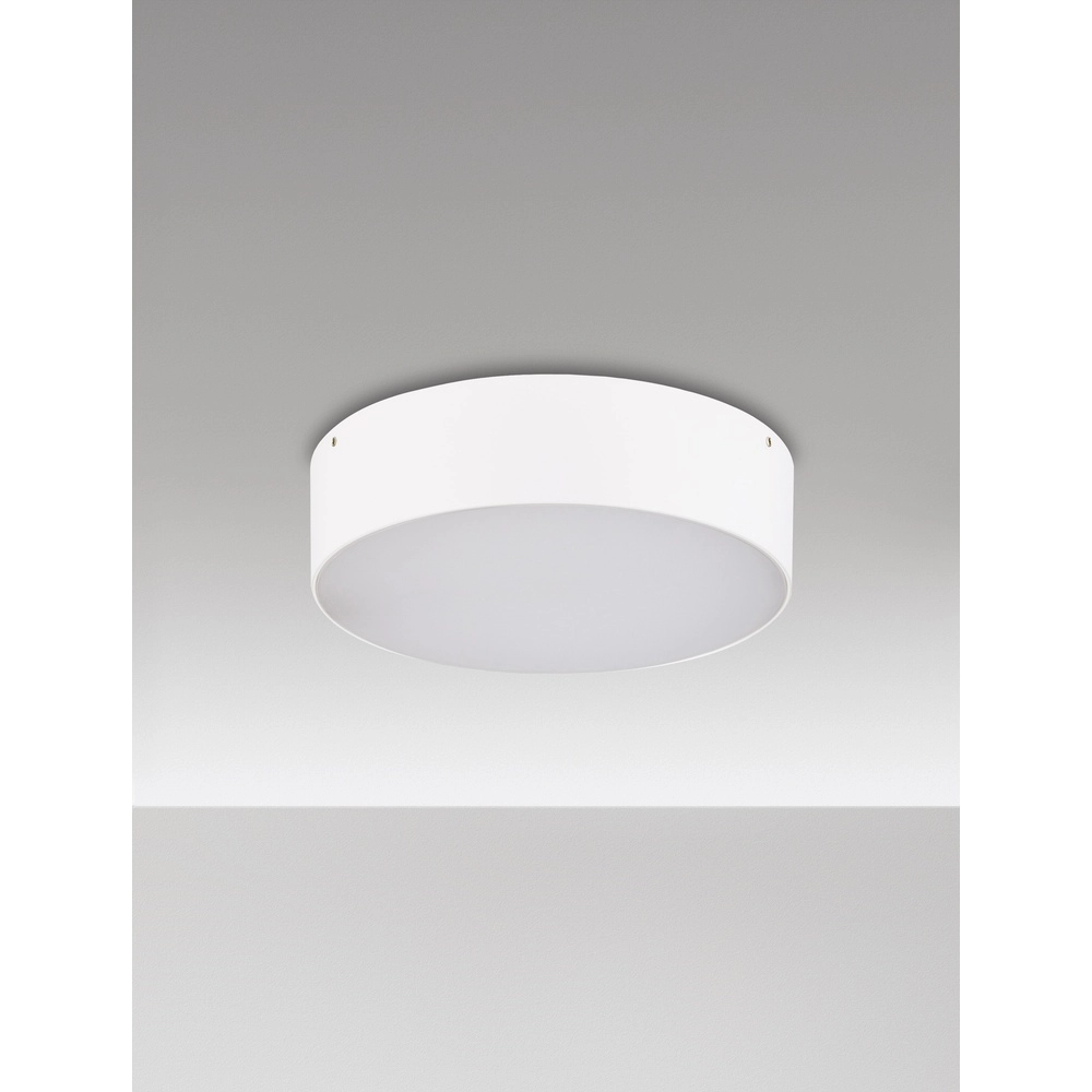 Ronde plafondlamp Judi Ø 21cm wit Lyora 5212017453822