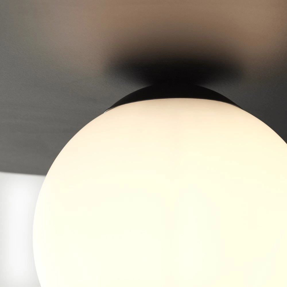 Ø 30cm plafondlamp Zon zwart Brilliant 4004353361647