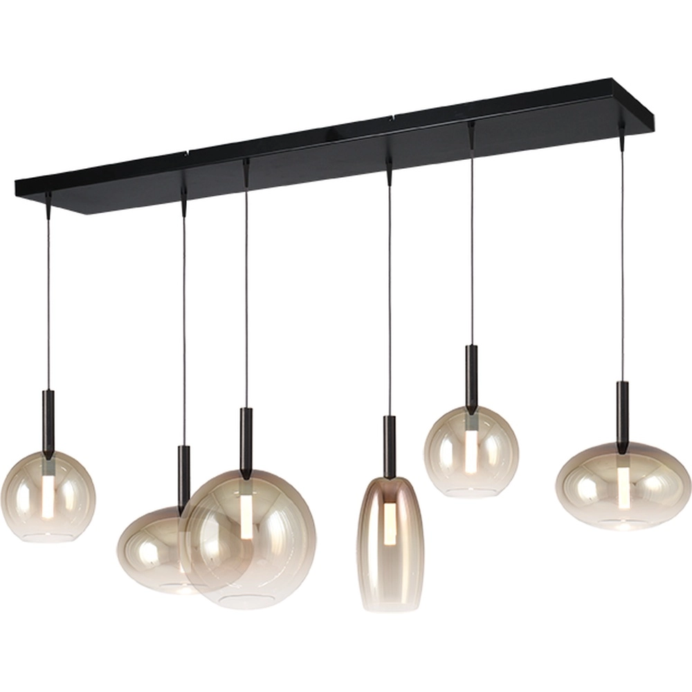 6L hanglamp Lido Ball met gold-fading glas